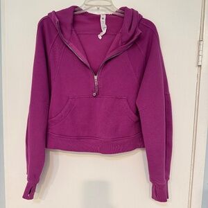 Lululemon oversized half-zip scuba hoodie size XS/S